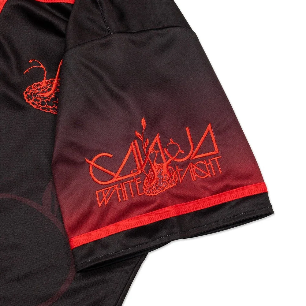 Ganja White Knight Bassline 2.0 Reversible Baseball Jersey Size S Small